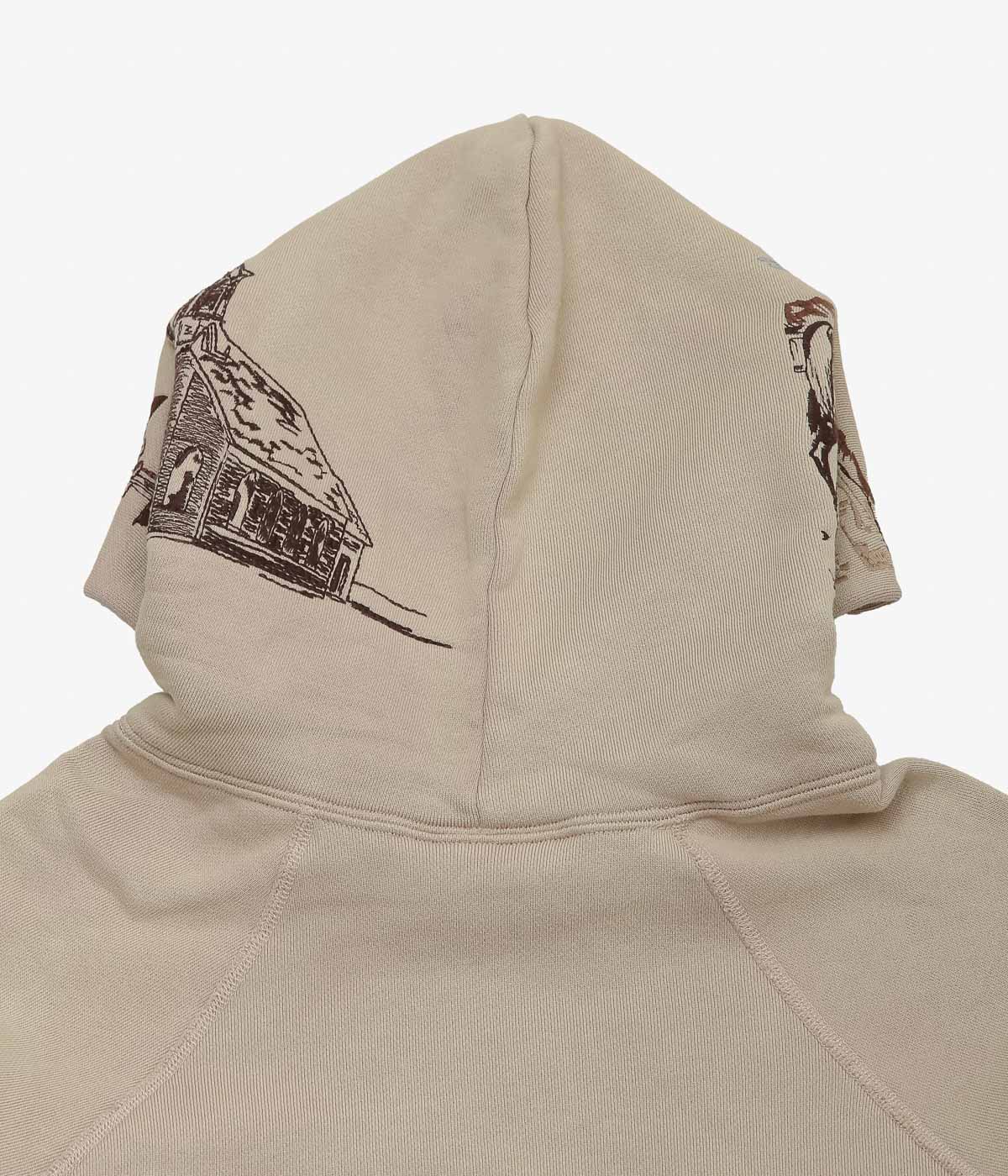SAMUEL ZELIG ''WESTERN HOODIE'' (NATURAL)