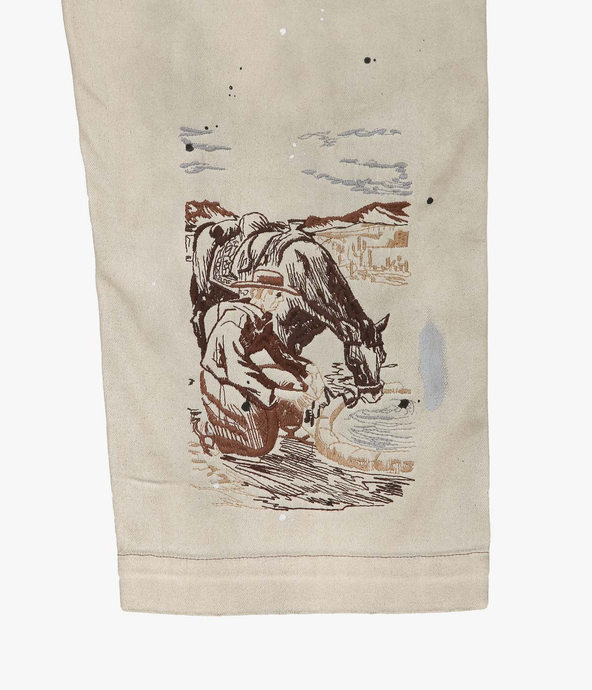 SAMUEL ZELIG ''WESTERN PANT'' (NATURAL)