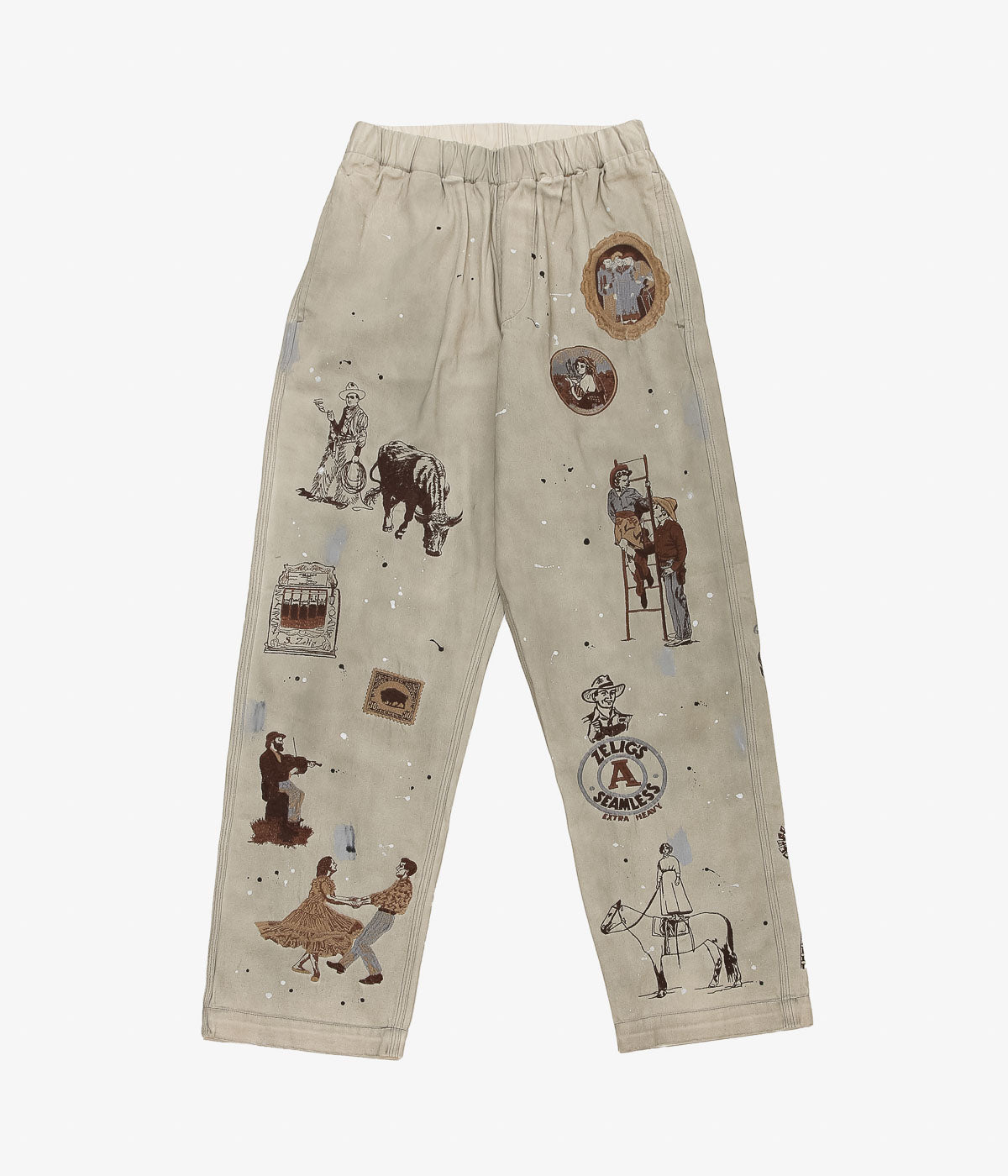 SAMUEL ZELIG ''WESTERN PANT'' (NATURAL)