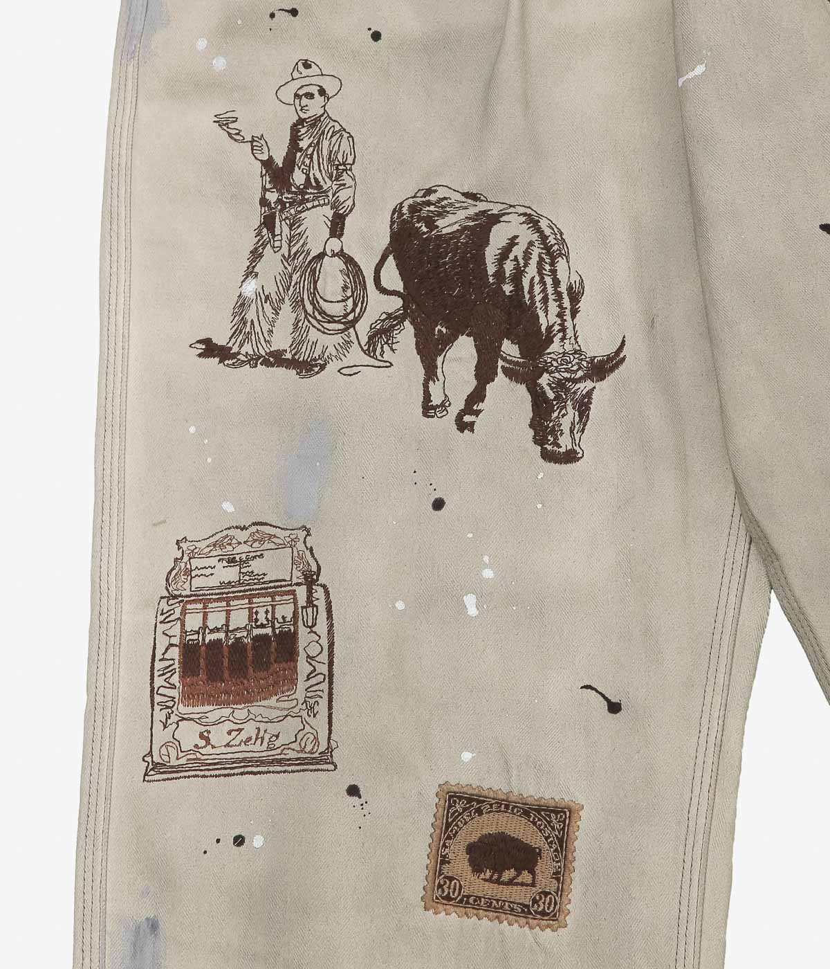 SAMUEL ZELIG ''WESTERN PANT'' (NATURAL)