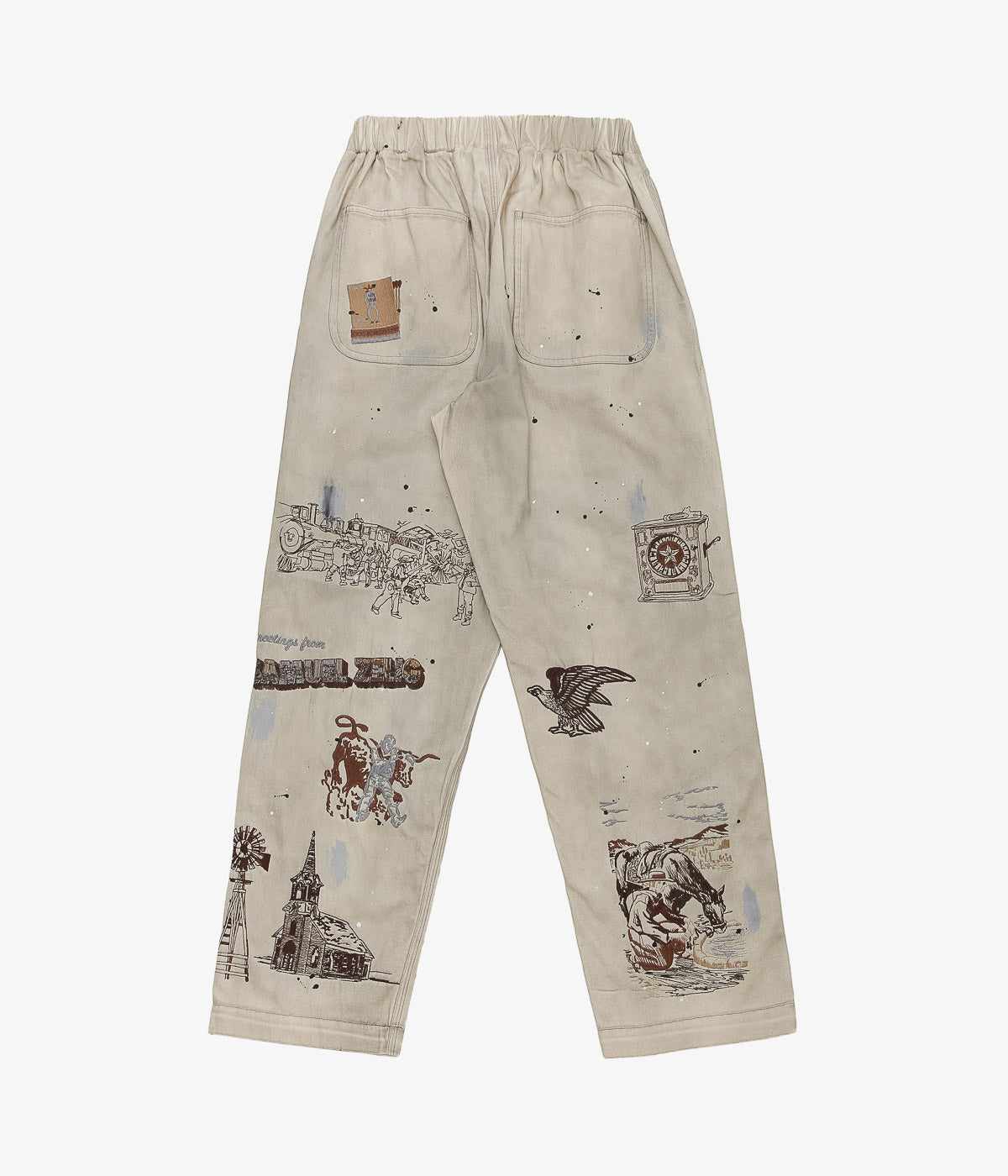 SAMUEL ZELIG ''WESTERN PANT'' (NATURAL)