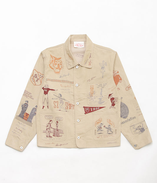 SAMUEL ZELIG ''YEARBOOK JACKET'' (NATURAL)