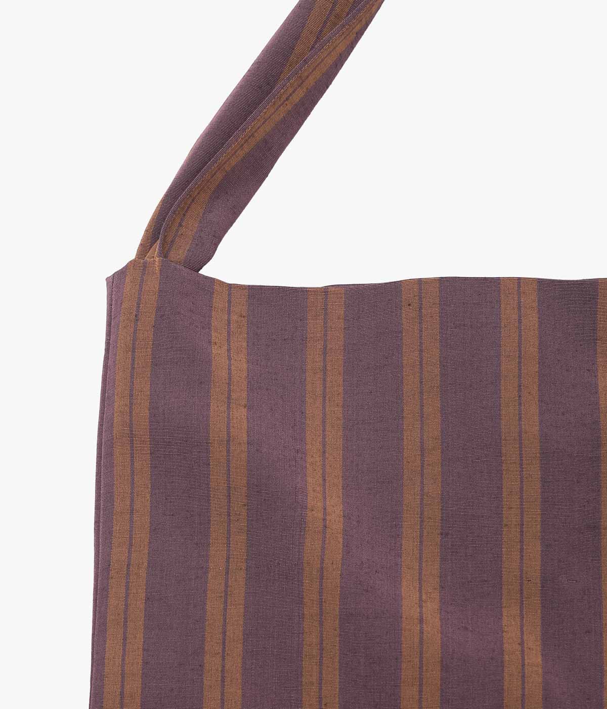 SERA STUDIO "SCARF TOTE BAG" (PURPLE / TERRA)