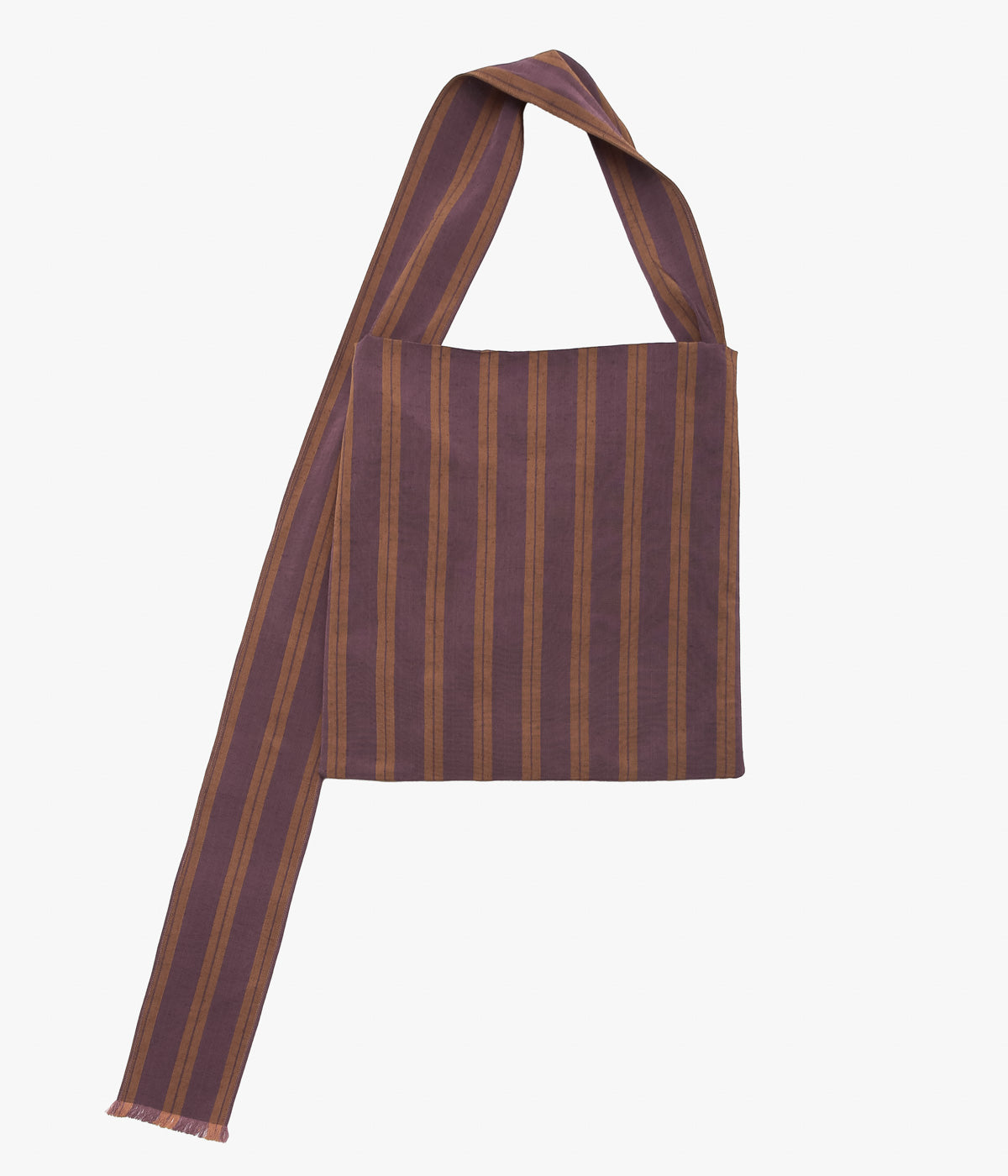SERA STUDIO "SCARF TOTE BAG" (PURPLE / TERRA)