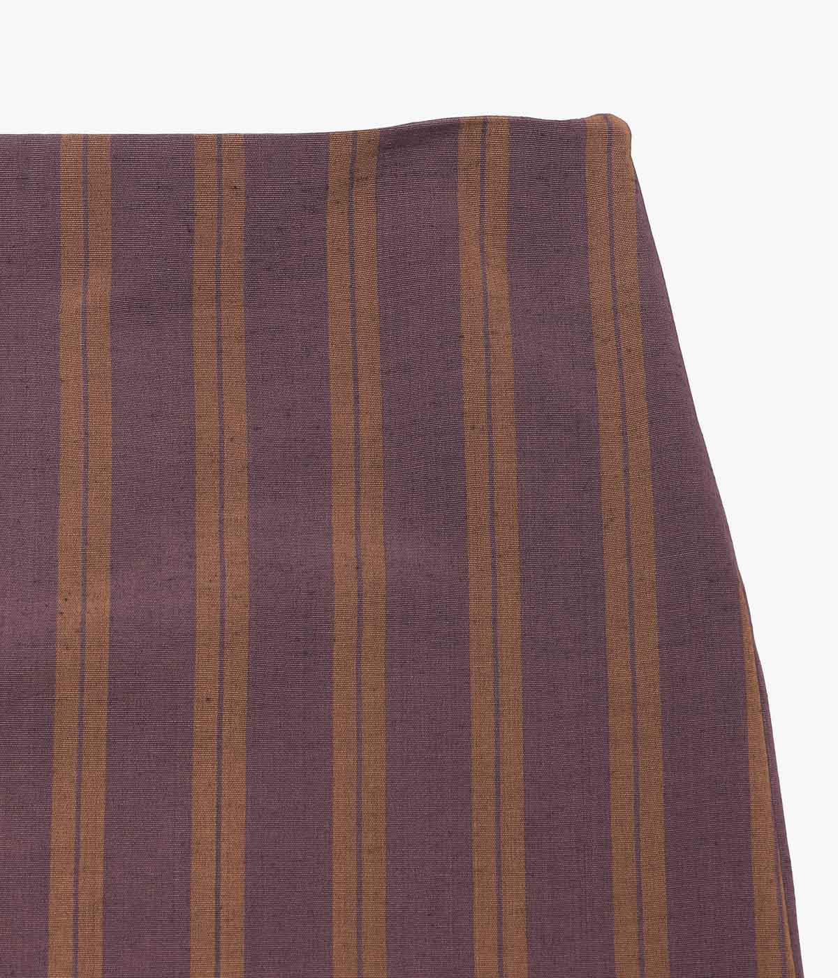SERA STUDIO "STRAIGHT SKIRT / KUTNU WEAVE" (PURPLE / TERRA)