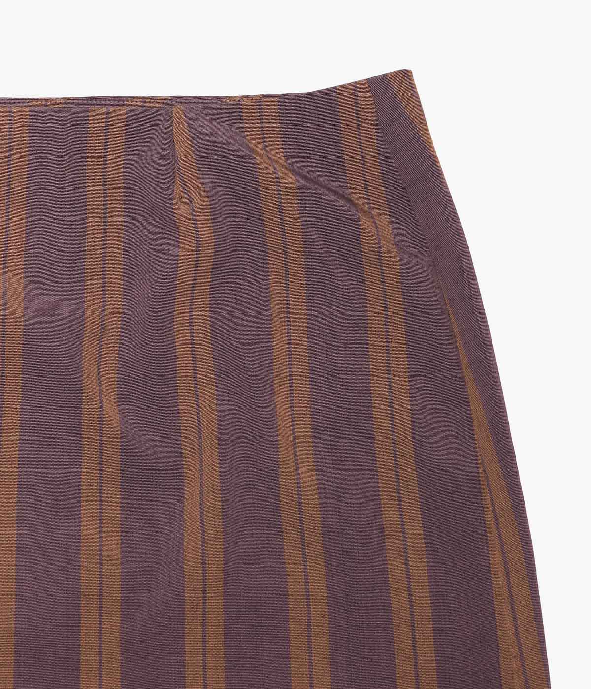 SERA STUDIO "STRAIGHT SKIRT / KUTNU WEAVE" (PURPLE / TERRA)