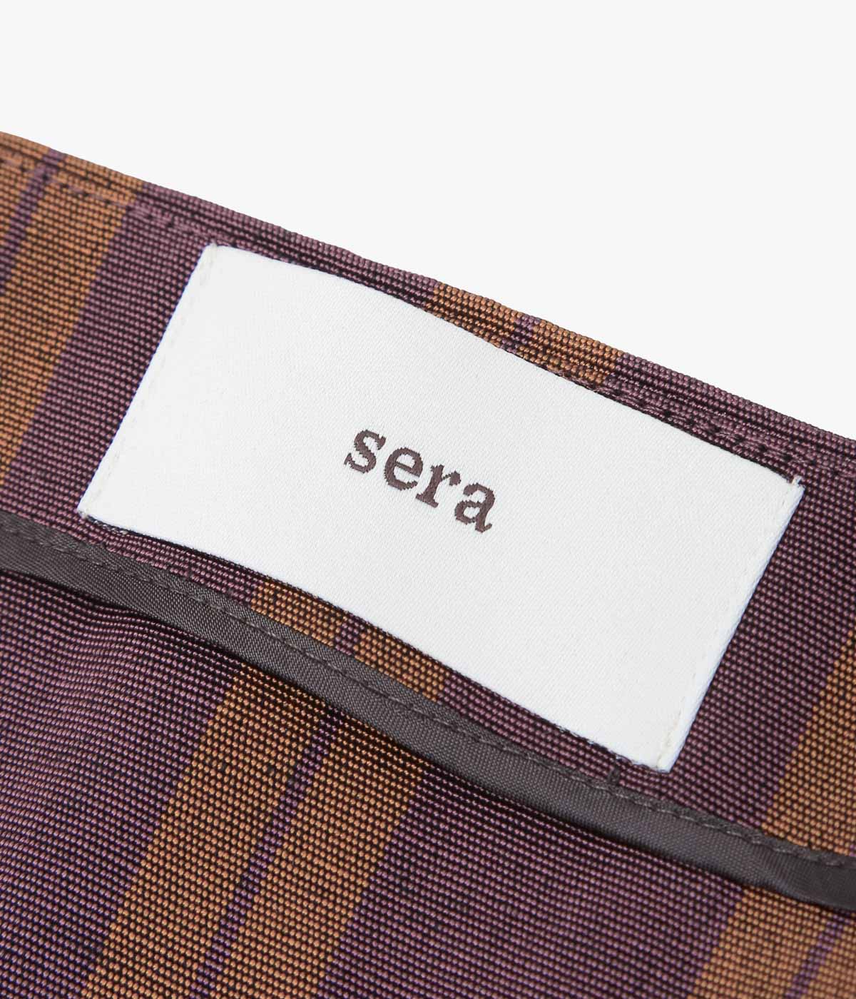 SERA STUDIO "STRAIGHT SKIRT / KUTNU WEAVE" (PURPLE / TERRA)
