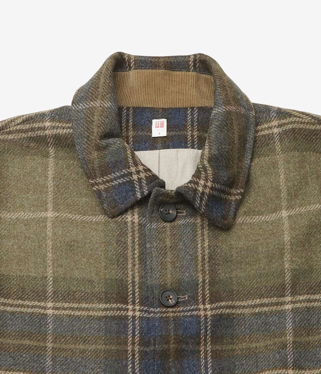 SEVENTY FIVE ''BALMACAAN COAT'' (LAKE)