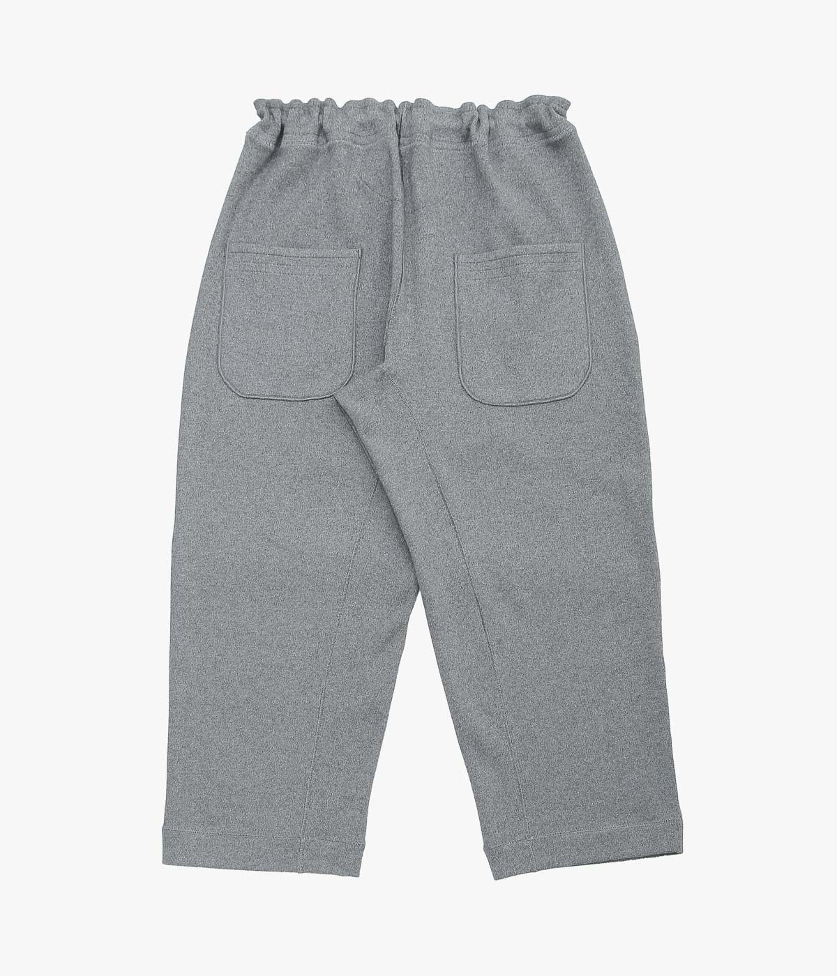 SEVENTY FIVE ''DRAWSTRING TROUSERS (COTTON / CASHMERE)'' (GREY)