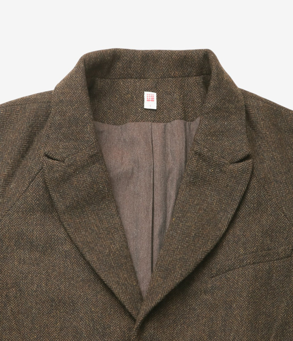 SEVENTY FIVE ''PEAKING BLAZER'' (CACAO)