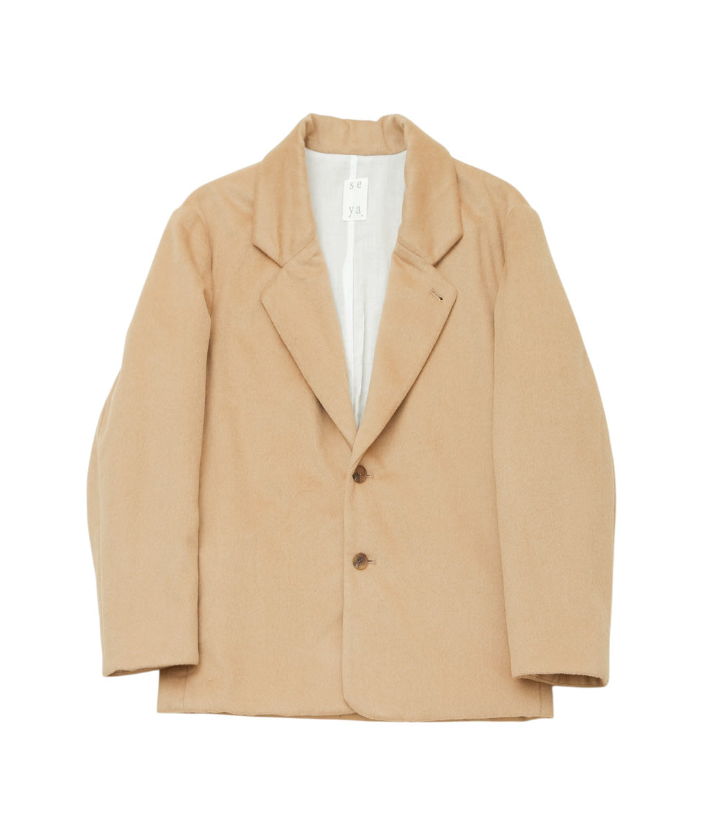 SEYA. "CAMEL ON CAMEL JACKET" (NATURAL)