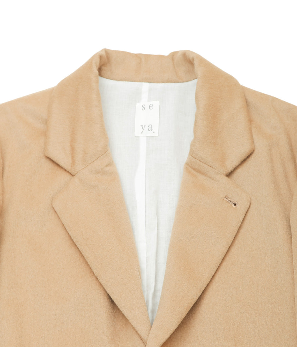 SEYA. "CAMEL ON CAMEL JACKET" (NATURAL)