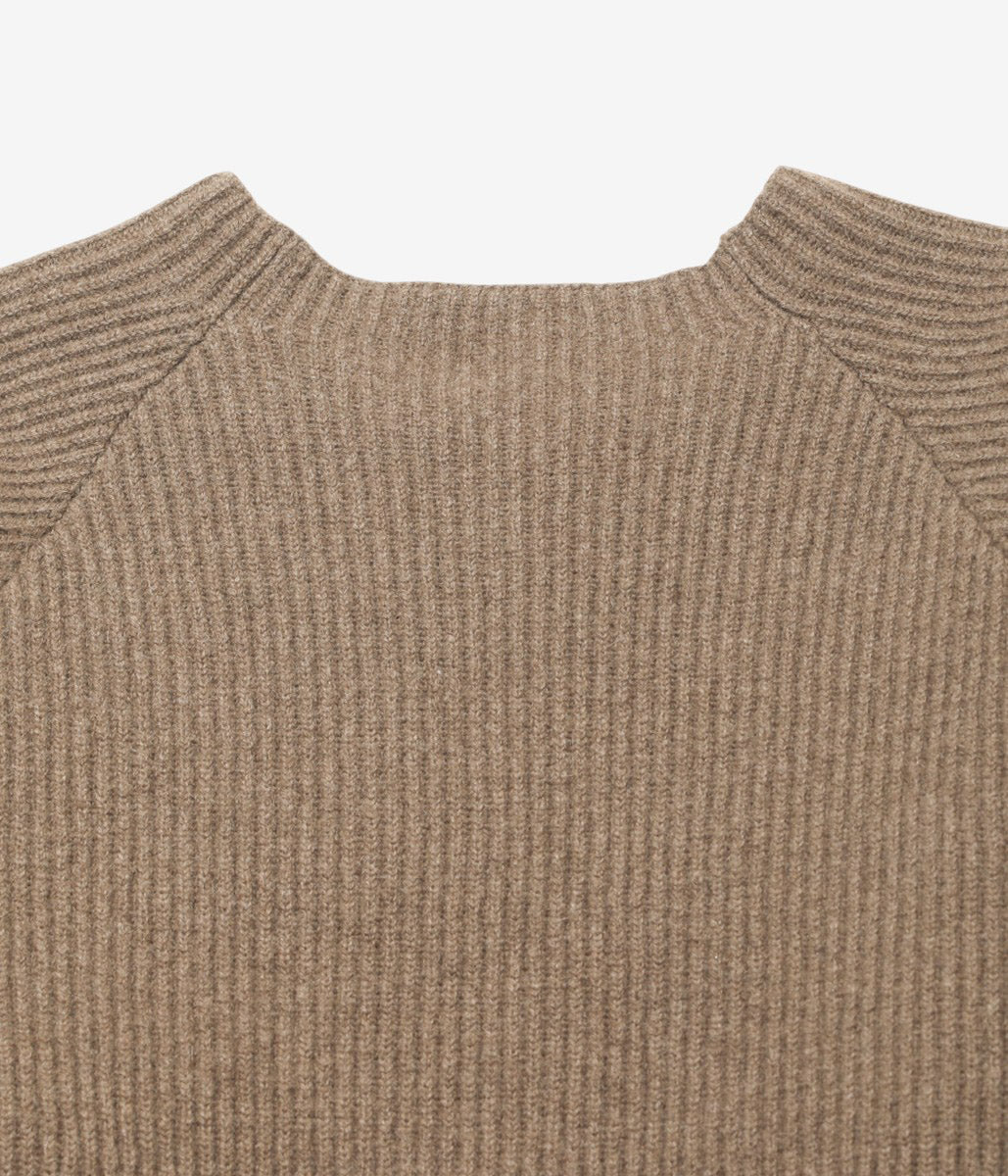 SEYA. ''CLOUD CREWNECK'' (NATURAL BROWN)