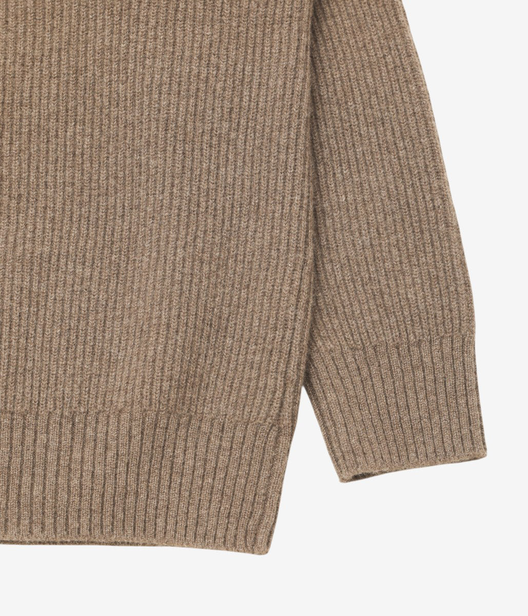 SEYA. ''CLOUD CREWNECK'' (NATURAL BROWN)