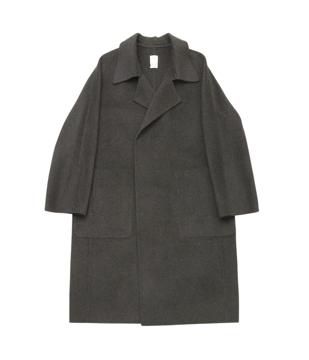 SEYA. ''DOUBLE FACE COAT'' (ASH CHARCOAL)