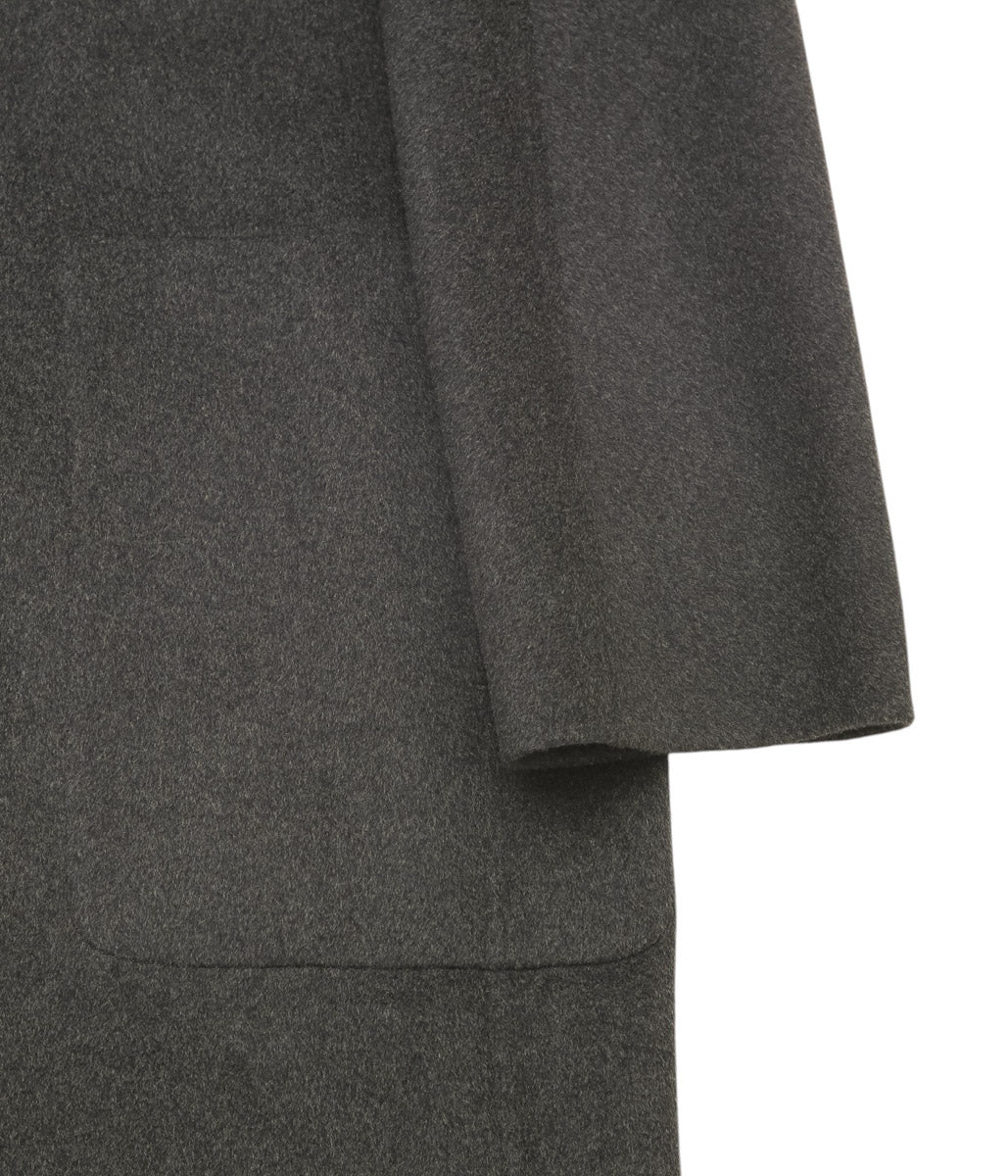 SEYA. ''DOUBLE FACE COAT'' (ASH CHARCOAL)