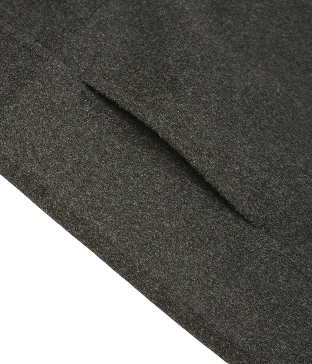SEYA. ''DOUBLE FACE COAT'' (ASH CHARCOAL)