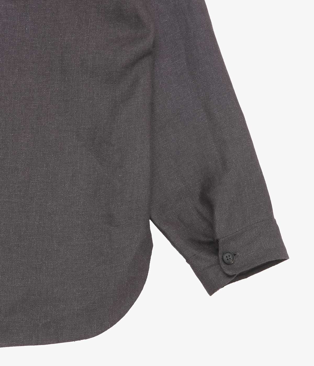 SEYA. ''DOUBLE FACE OVERSHIRT'' (MUD INDIGO)