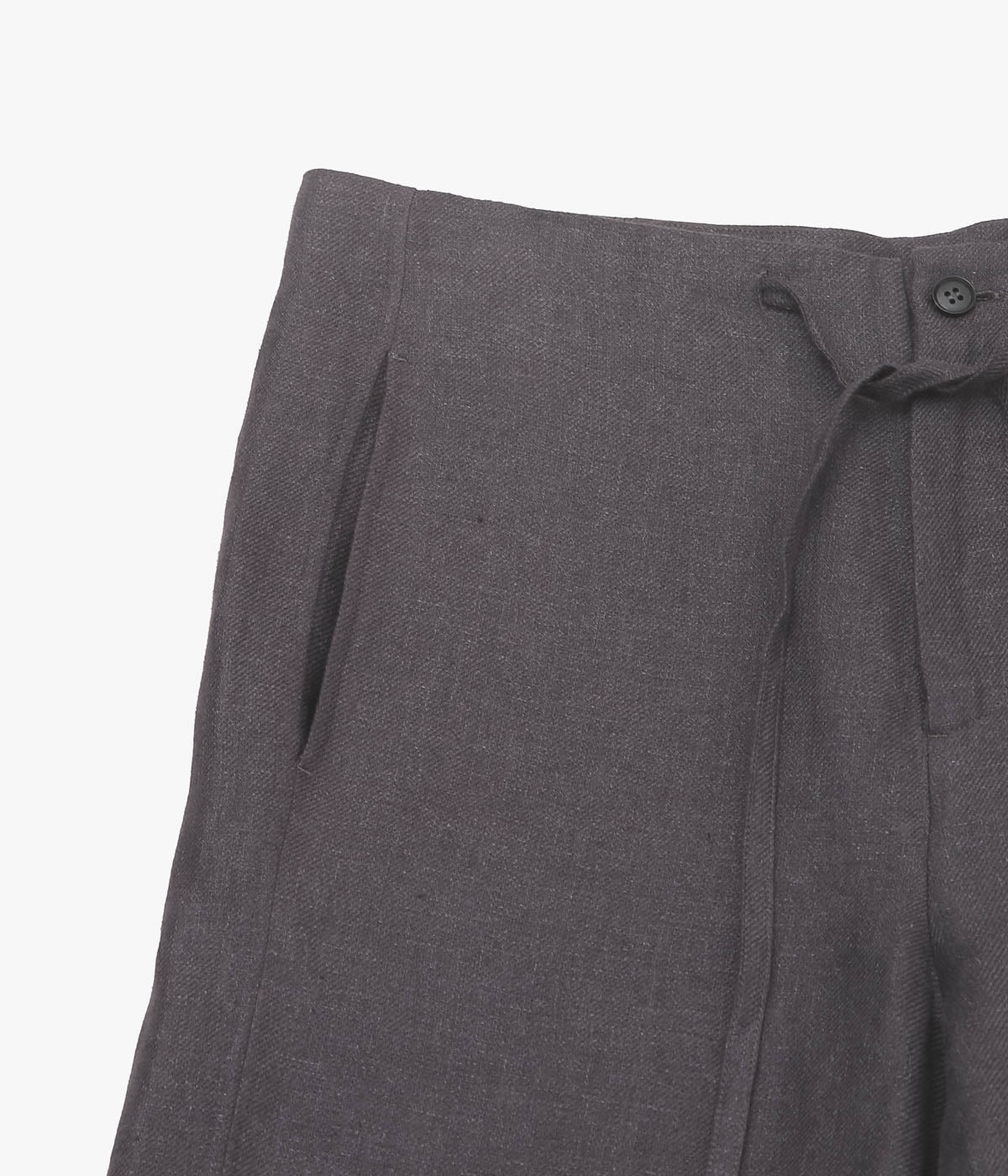 SEYA. ''DOUBLE FACE RELAX PANTS'' (MUD INDIGO)