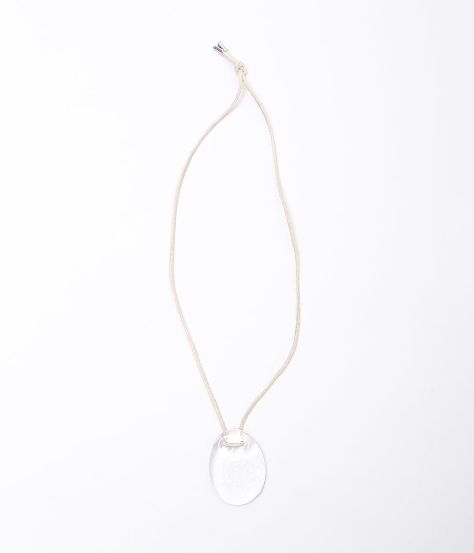 SEYA. ''DROP NECKLACE'' (TRANSPARENT)