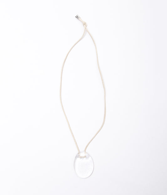 SEYA. ''DROP NECKLACE'' (TRANSPARENT)