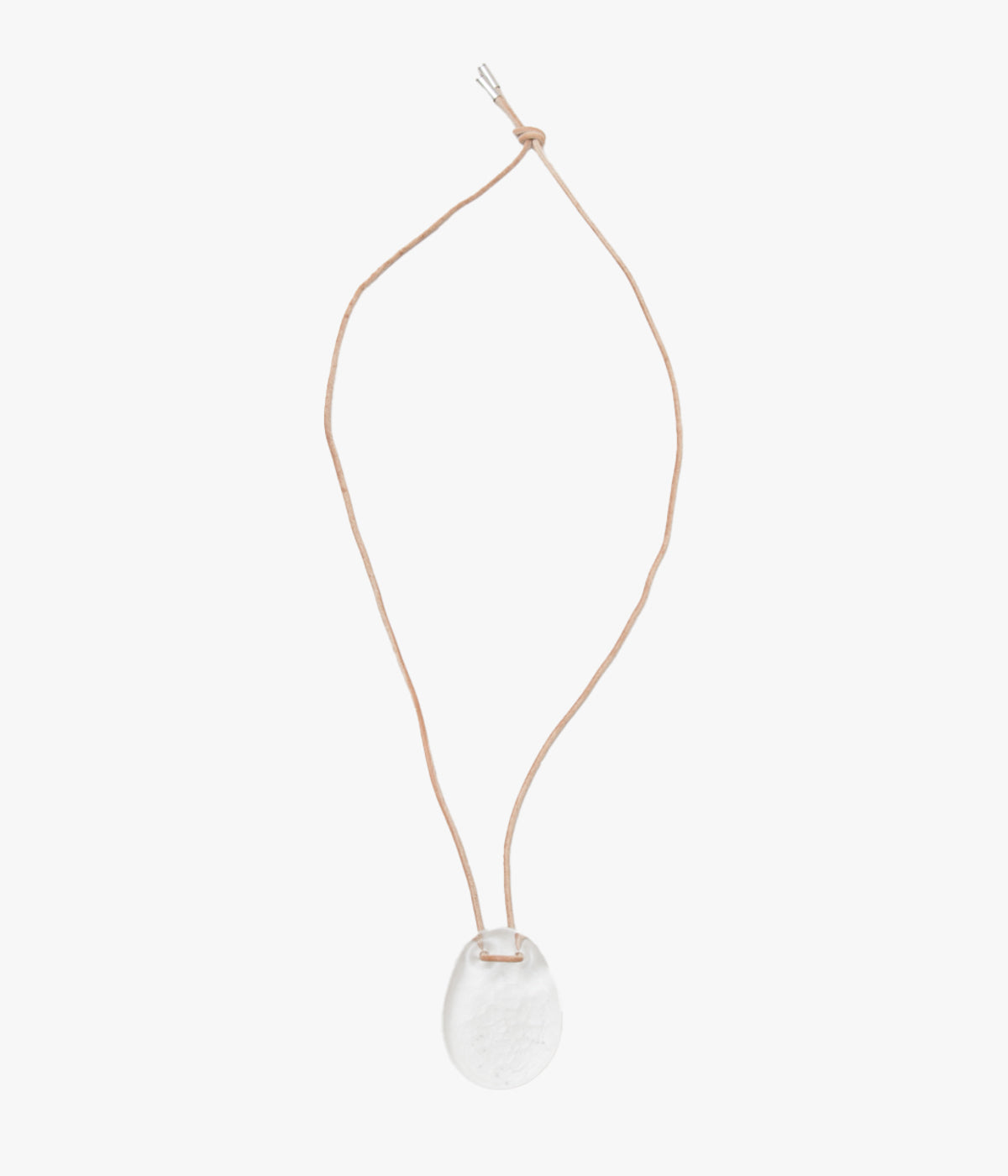 SEYA. ``DROP NECKLACE'' (TRANSPARENT)