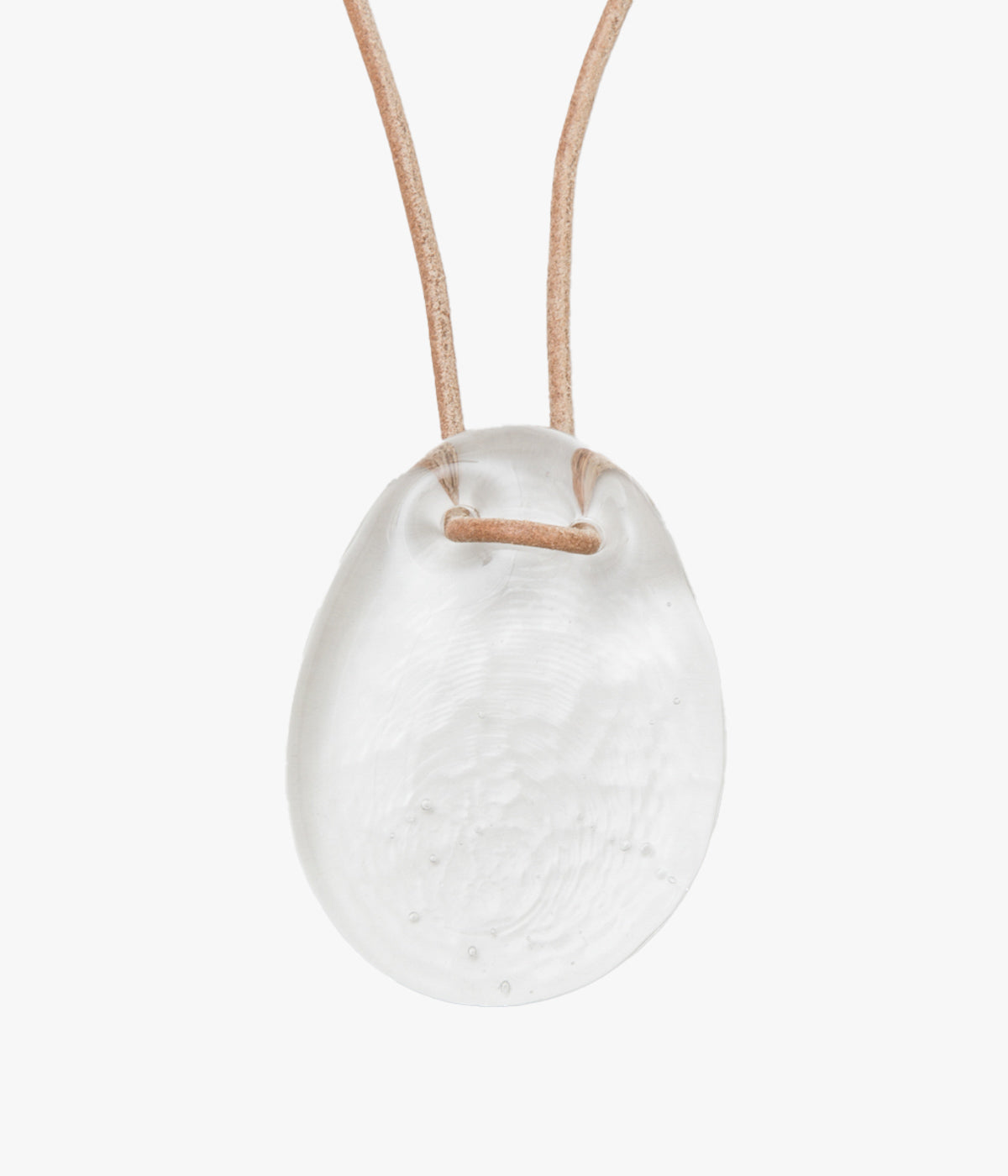 SEYA. ``DROP NECKLACE'' (TRANSPARENT)