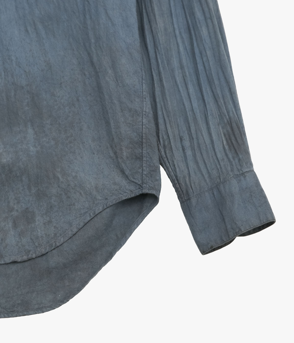 SEYA. ''ETERNAL SHIRT'' (PLUM X INDIGO MUD SPLASH)