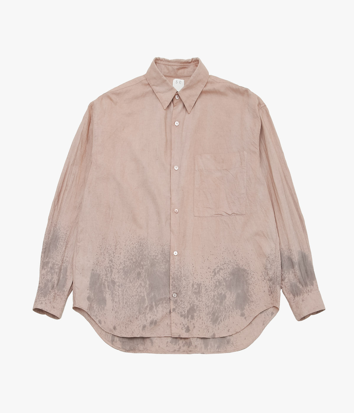 SEYA. ''ETERNAL SHIRT'' (PLUM MUD SPLASH)