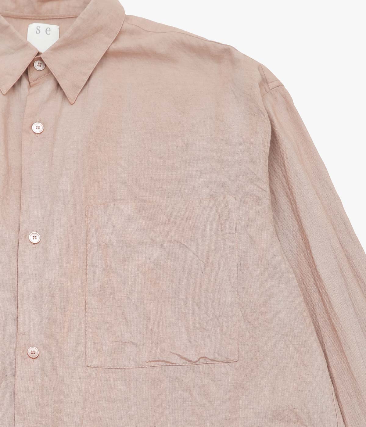 SEYA. ''ETERNAL SHIRT'' (PLUM MUD SPLASH)