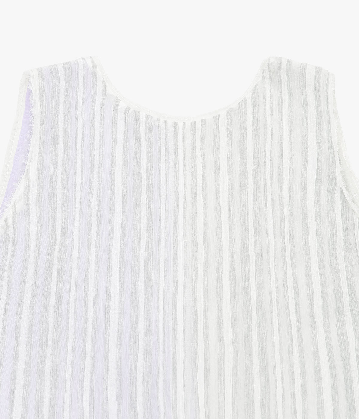 SEYA. ''FRINGED TEMPLE DRESS'' (ASH GREY)