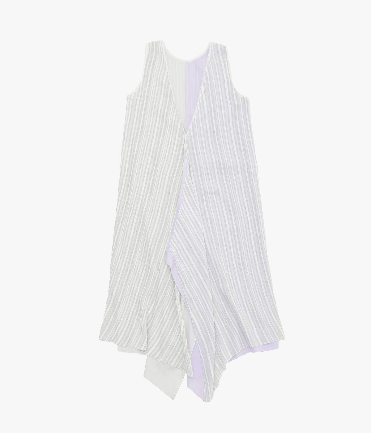 SEYA. ''FRINGED TEMPLE DRESS'' (ASH GREY)