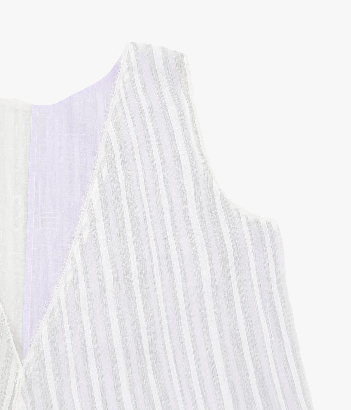 SEYA. ''FRINGED TEMPLE DRESS'' (ASH GREY)