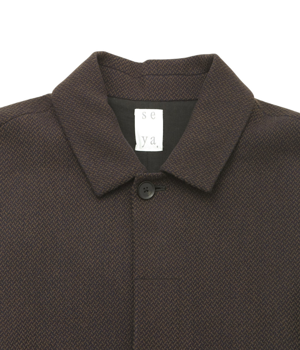 SEYA. "HORSECOAT" (MUD INDIGO)