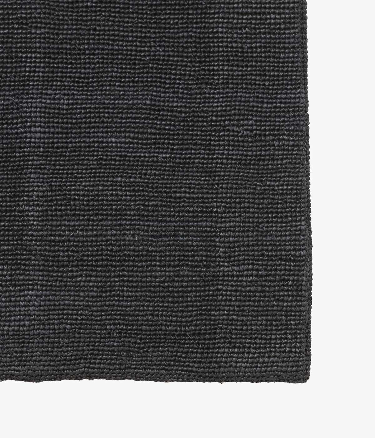 SEYA. ''MEDIUM RAFFIA BAG'' (BLACK)