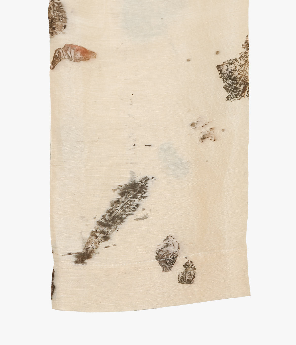 SEYA. ''NAM OU RIVER TRIP PANTS'' (HAND LEAF PRINT)
