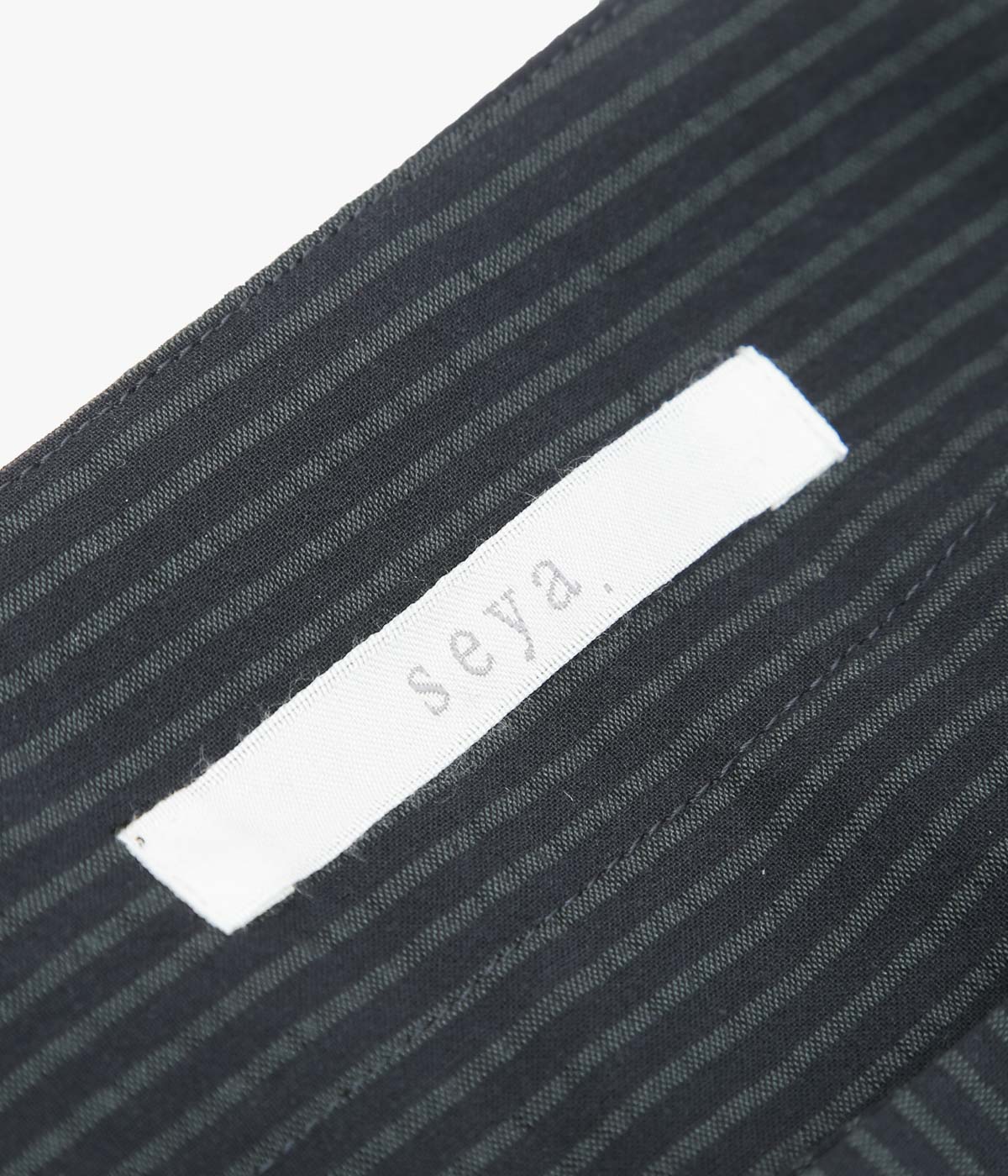 SEYA. ''NAM OU RIVER TRIP PANTS'' (STRIPED LAO NAVY)