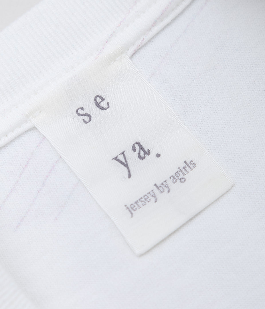 SEYA. ''PRINTED T-SHIRT'' (WHITE-FOG-COLOR PRINT) – THE