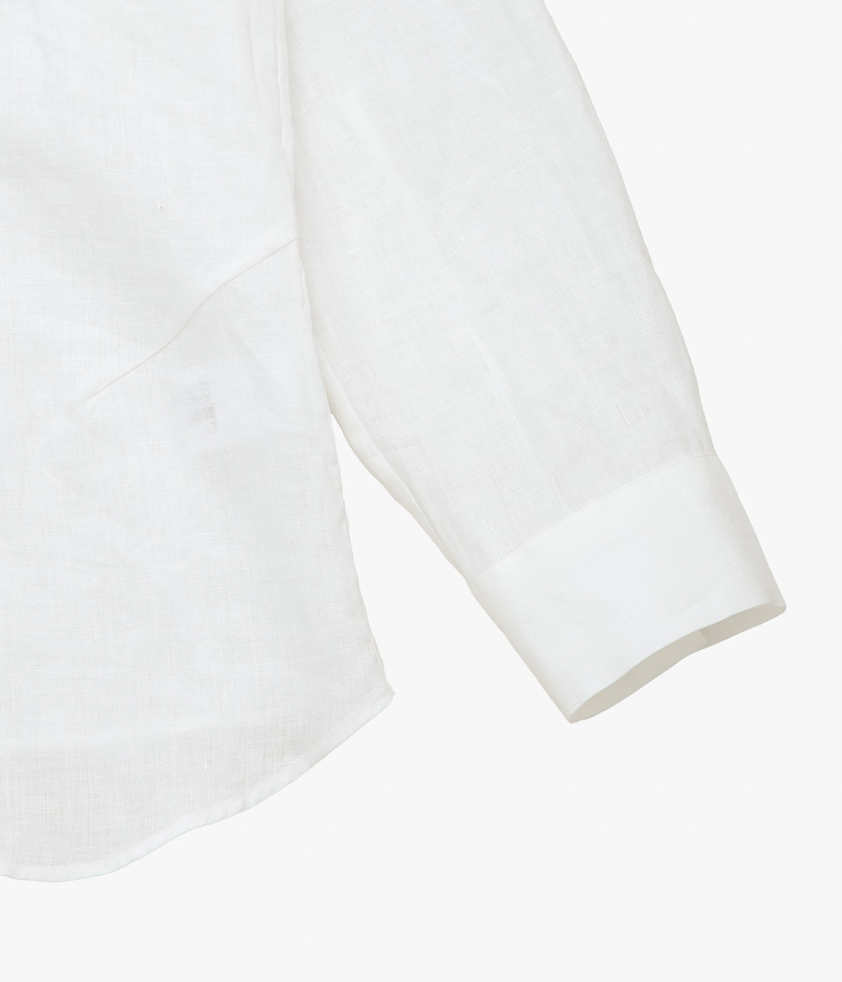 SEYA. "SEYA X MAIDENS SHOP O'KEEFFE SHIRT GAUZE/LINEN" (WHITE)