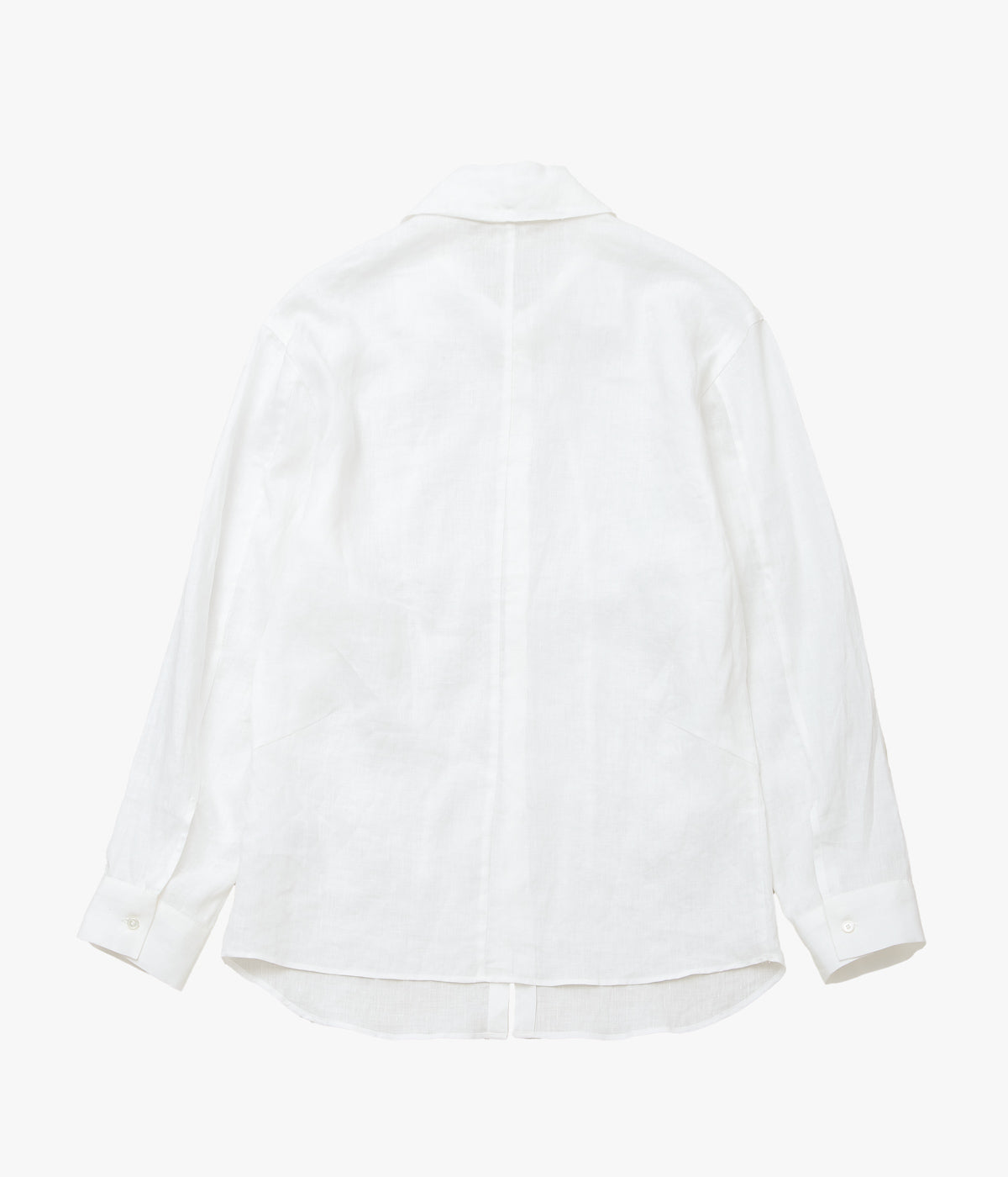 SEYA. "SEYA X MAIDENS SHOP O'KEEFFE SHIRT GAUZE/LINEN" (WHITE)