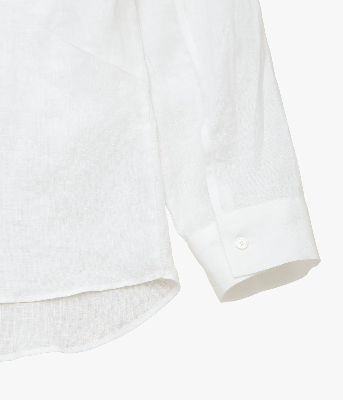 SEYA. "SEYA X MAIDENS SHOP O'KEEFFE SHIRT GAUZE/LINEN" (WHITE)
