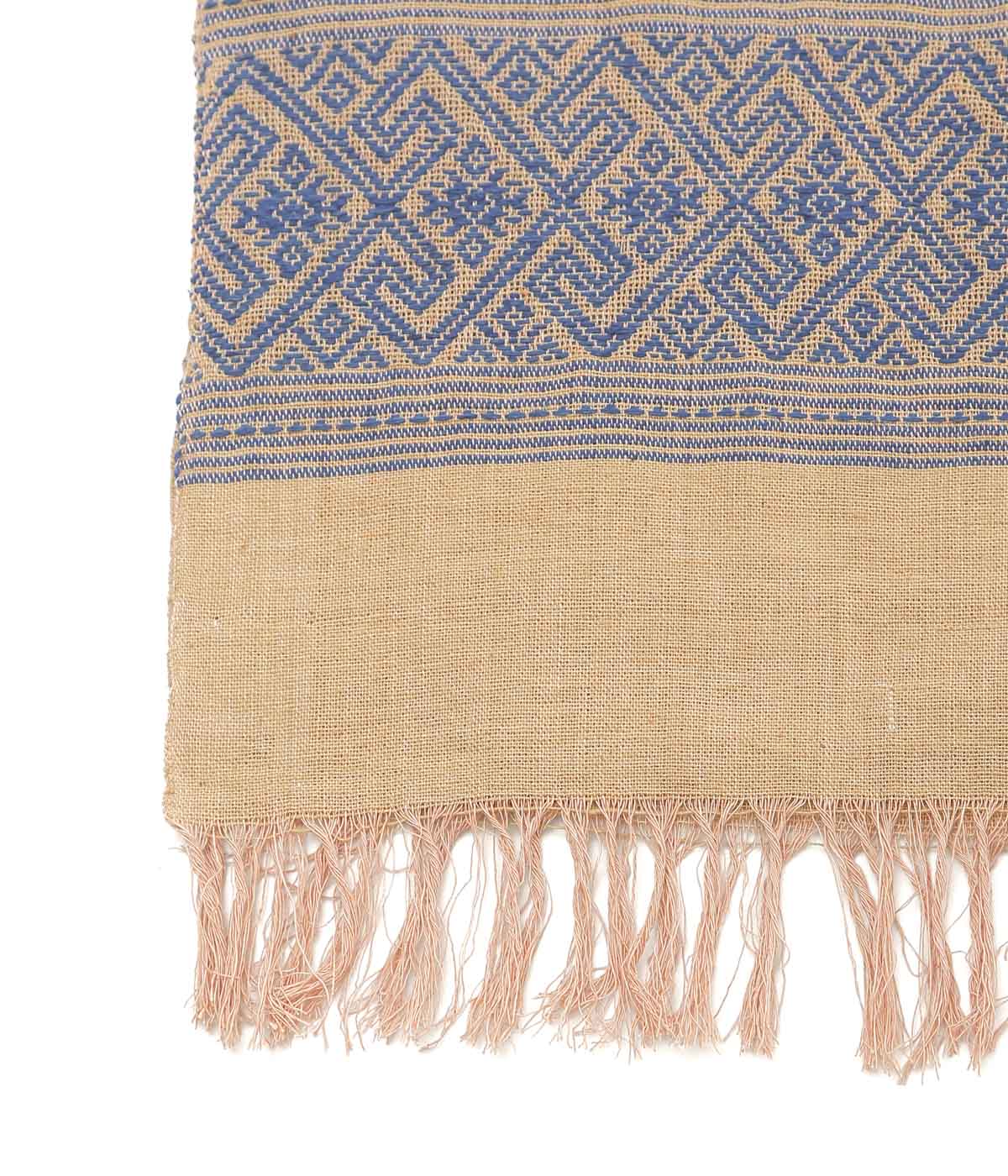 SEYA. ''SOP CHEM COCONUTS TOWEL'' (GREY X BLUE)