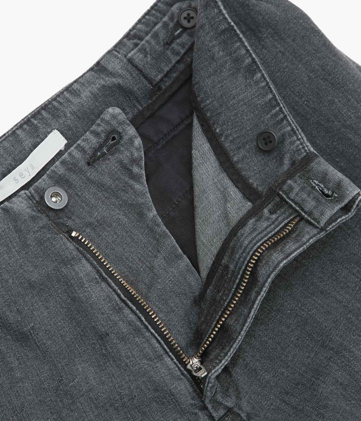 SEYA. ''TOFU JEANS｜LINEN DENIM'' (STONE)