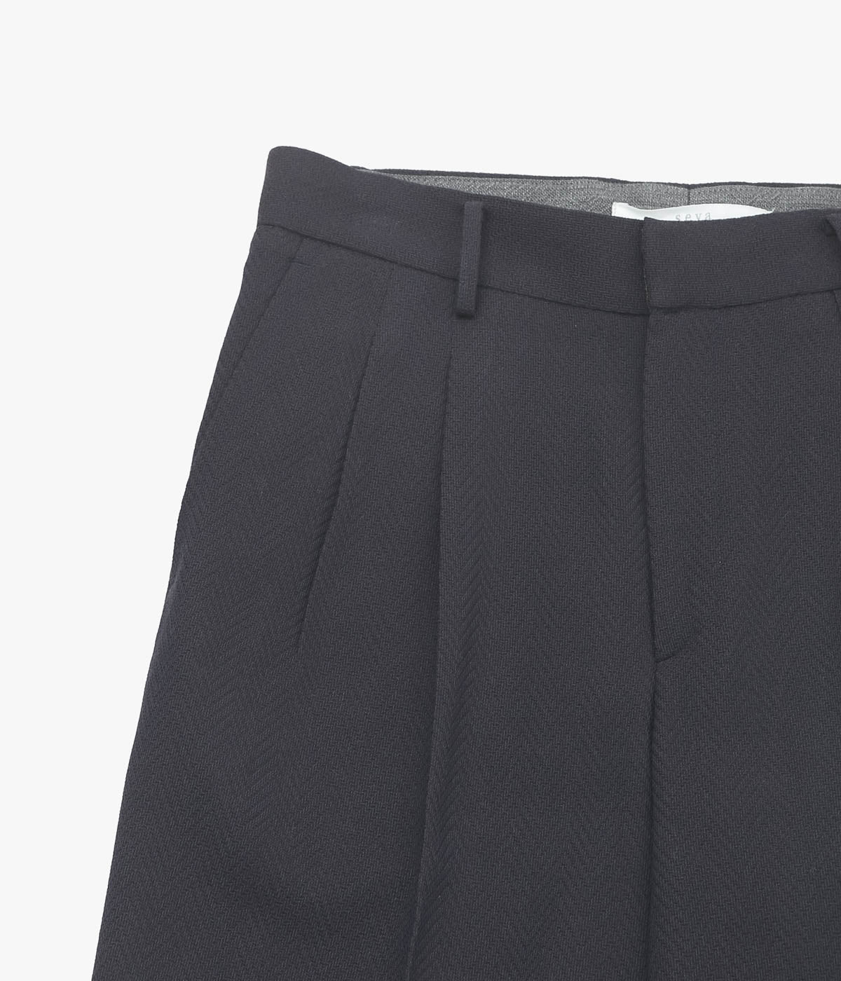 SEYA. ''TRAVEL PANTS'' (MUD INDIGO)