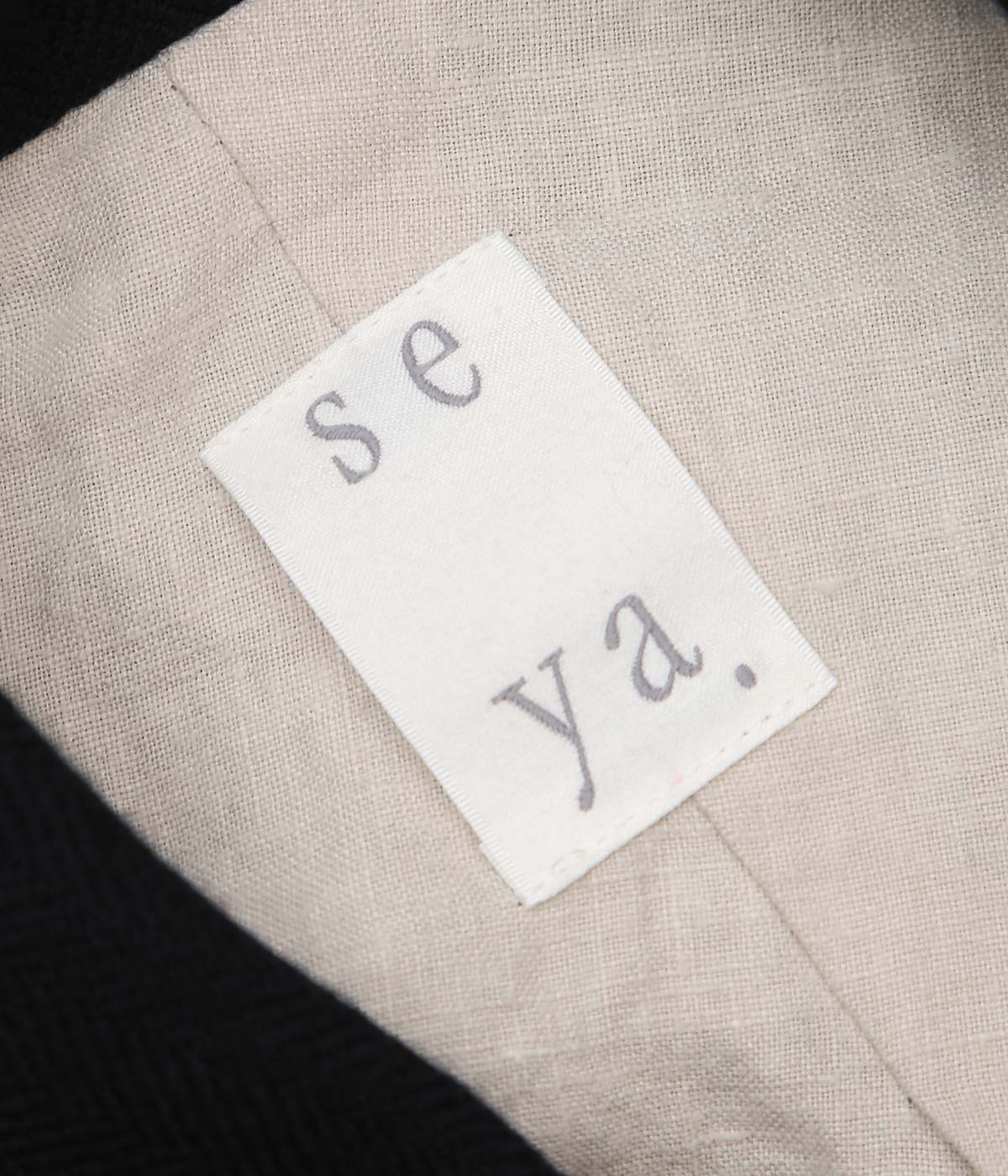 SEYA. ''25AW RAYMOND HERRINGBONE AUTUMN COAT'' (MID NIGHT)