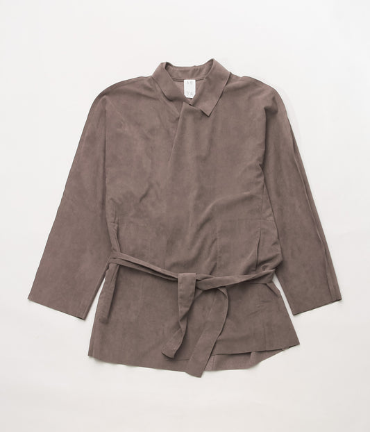 SEYA. ''25AW VEGETAL DRAPED GOWN'' (NOISETTE)