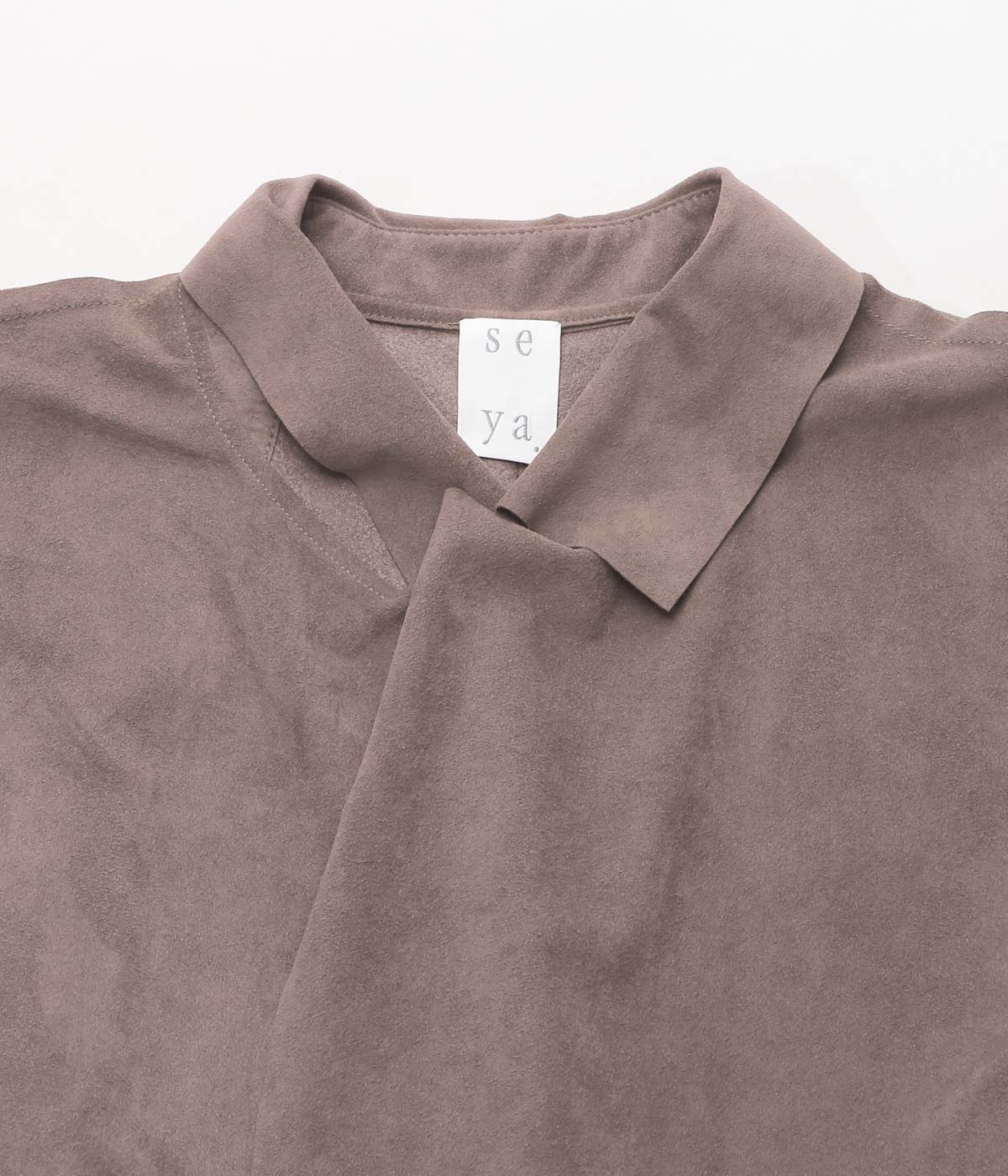 SEYA. ''25AW VEGETAL DRAPED GOWN'' (NOISETTE)