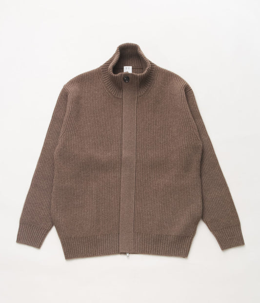 SEYA. ''CLOUD KNIT BLOUSON'' (UNDYED YAK)