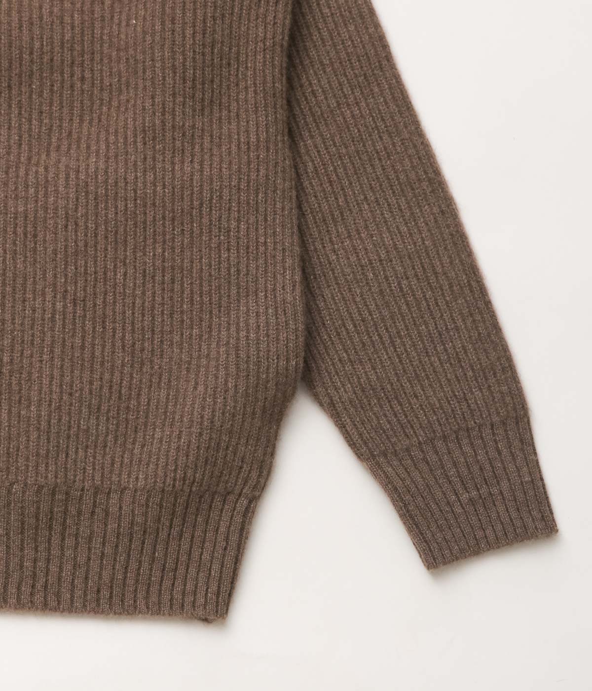 SEYA. ''CLOUD KNIT BLOUSON'' (UNDYED YAK)