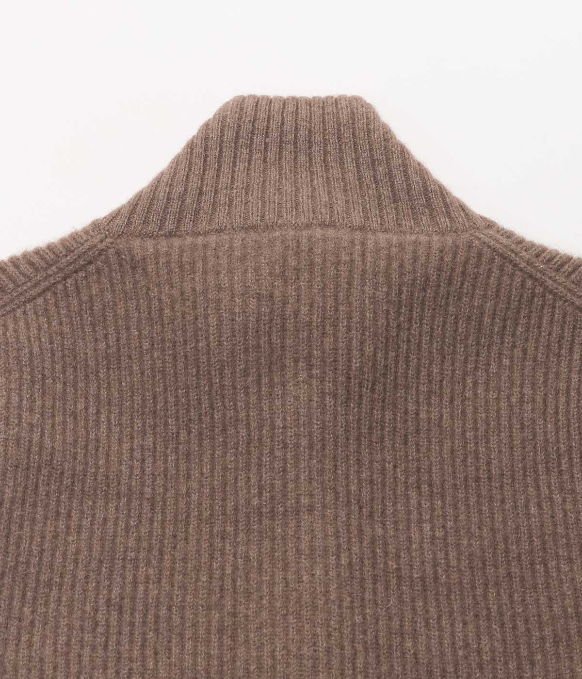 SEYA. ''CLOUD KNIT BLOUSON'' (UNDYED YAK)